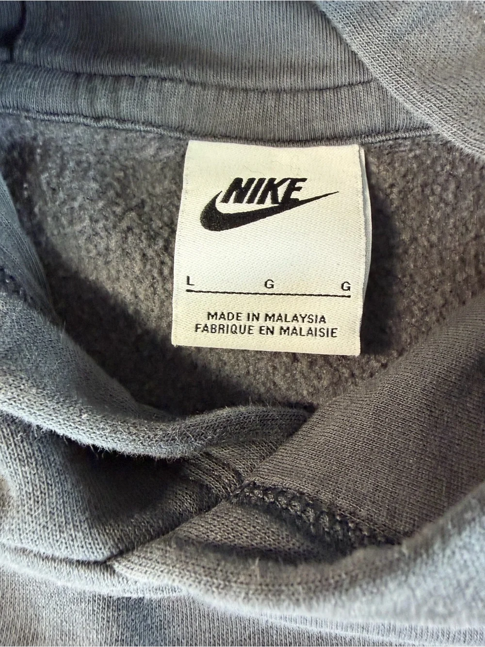 Nike Gray NFL Flag Championships Hoodie for Kids